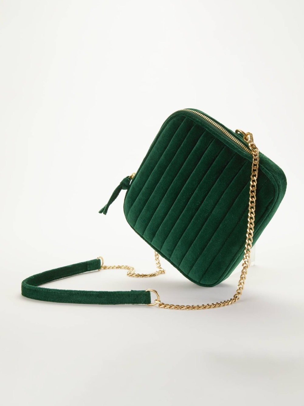 J Jill Luxe Velvet Quilted Purse